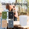 Outdoor Travel Folding Water Cup with Storage Bag Flexible Journey Container for Outdoor Camping Hiking
