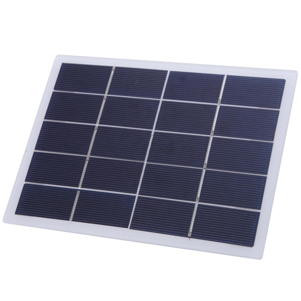 3W 5V Polycrystalline Silicon DIY Solar Panel Laminated Board Battery Plate 170x130mm(3W‑White )