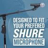 Shure by Gator Deluxe Microphone Boom Tripod with Pistol Grip Holder Stand, Type, Clutch, SH-TRIPODSTANDTBMDX [Cable Included]