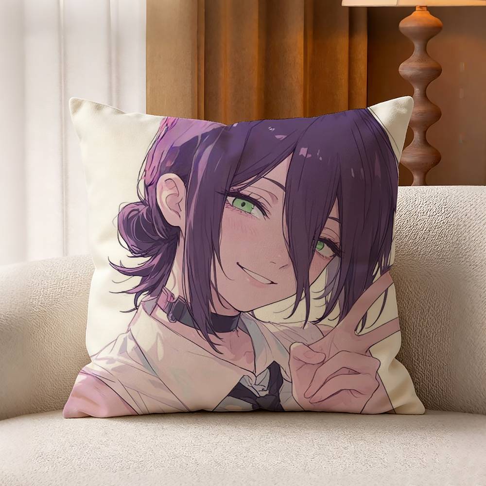 CChainsaw Man The Movie rReze Arc Pillow Case for Sofa Living Room Home office Decor Protective Cover