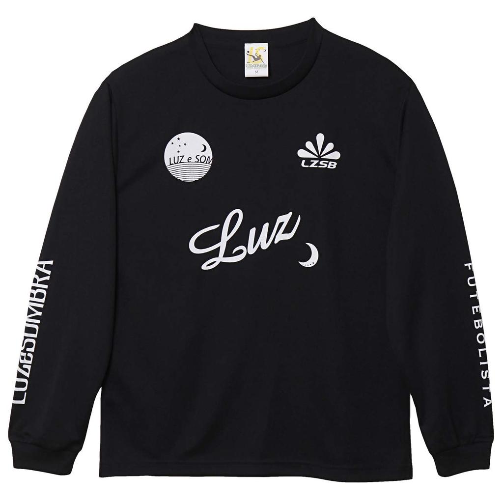 LUZeSOMBRA Double STD L/S Maillot d'entraînement F1811025 Taille L Noir/Blanc