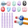 Classroom Pencil Organizer 1-20/1-30/1-50 Numbered Toppers, Reusable Labels Identification System for Teachers, Tracking Markers School Organization