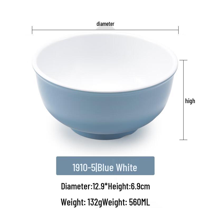 Large Melamine Soup Noodle Bowl