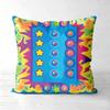 # Colorful Star Print Throw Pillow Covers Pattern Cushion Cover Suitable For Sofa Bedroom Car Pillow Cover