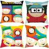 Cartoon Anime S-South P-Park Cushion Cover Comfortable Reversible Pillow Cover Ideal for Car Sofa Bedroom & Beyond
