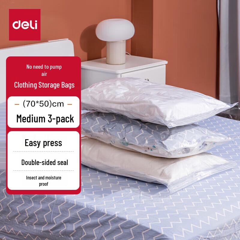 Deli Pump-Free Vacuum Compression Bags