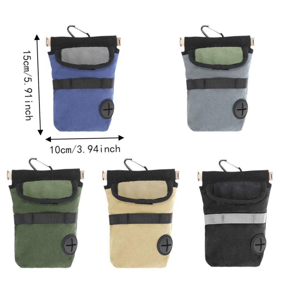 Wear-resistant Dog Training Treat Bag Portable with Hook Puppy Reward Pouch Stain-resistant Metal Hinges Pet Snack Pouch Outdoor