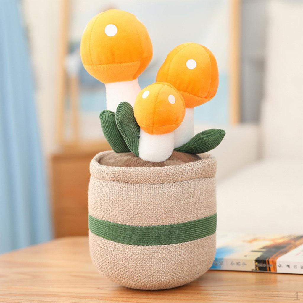 Cute Potted Plants Plush Toys, Lovely Stuffed Doll, Car office and home Drcorative Small Gadget for