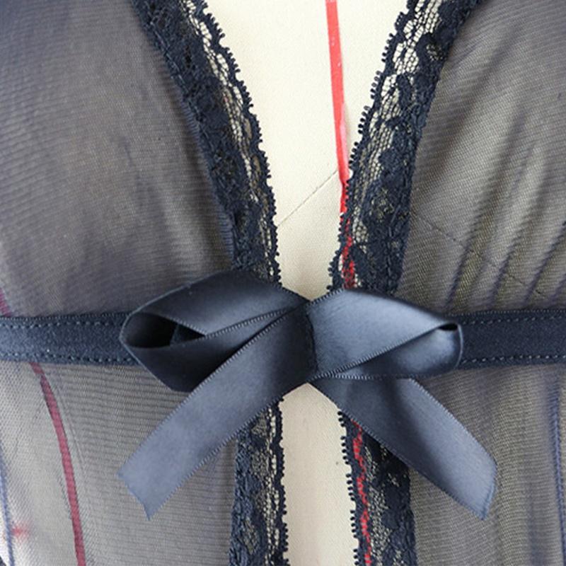 Sexy Black lace Babydoll Lingerie Underwear Sleepwear Bikini Catsuit Stripper Jumpsuit One Size