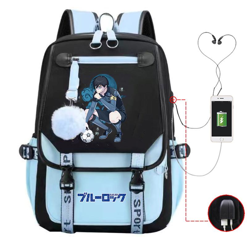 Blue Prison Anime Peripheral Ridge Backpack Seijiro Fashion Student School Bag Large Capacity