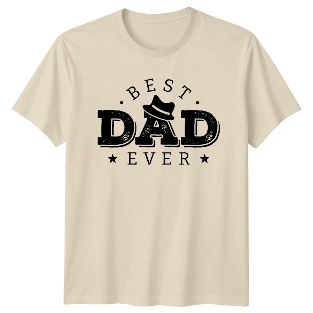 Best Dad Ever Hat Graphic Fathers Day TShirt