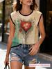 2026 Summer New Arrivals: European American Women's Round Neck Chunky Knit Sweater Vest