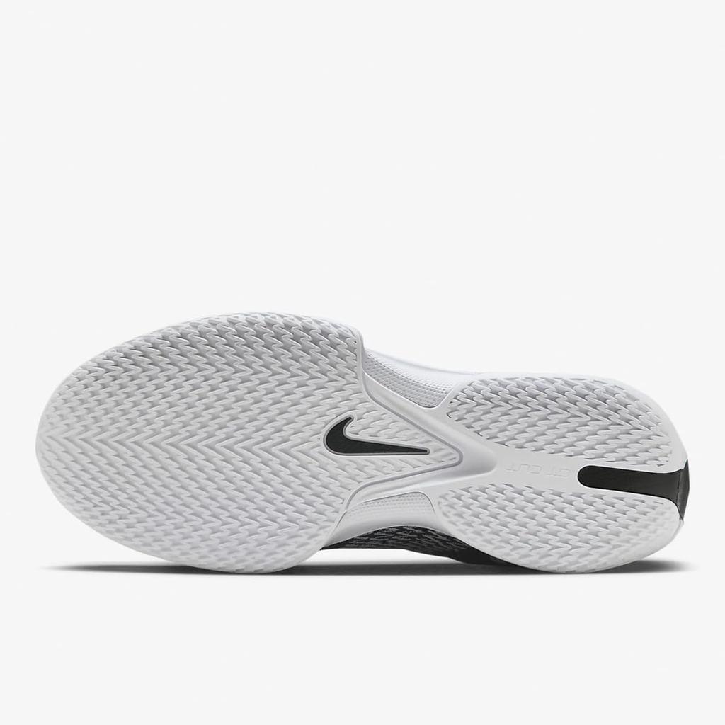 Nike Cut Academy Size Size G.T. EP, Black/White, FB2598-003, 24.0cm (Japan), 6.5