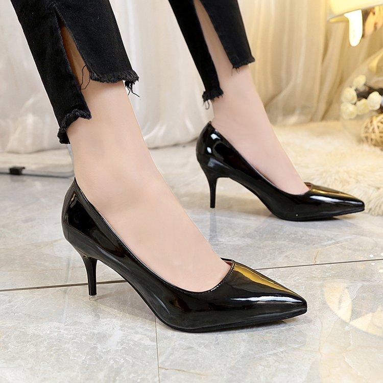 Fashion Aphixta Shoes Woman 7cm Or 10cm High Heel Pumps Red Thin Heels Women Shoes Wedding Party Leisure Nude Super Big Szie 48