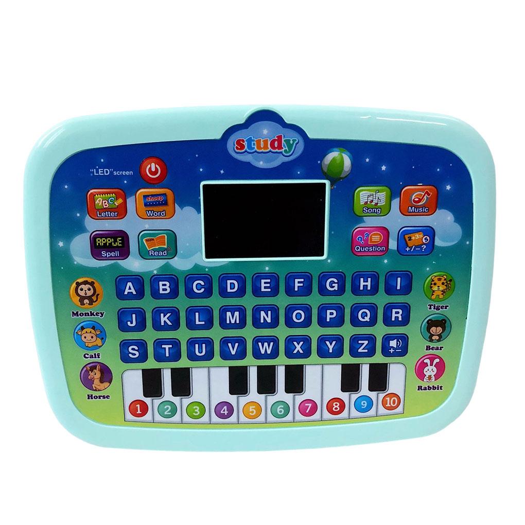 Early Education English Tablet Alphabet Numbers Words Cognitive Kids Tablet Toy Laptop Toys Gift for Children Preschool