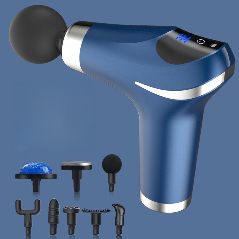 Heating Ice Compress Portable Fascia Gun Muscle Relaxation Massager, Fitness Electric Instrument, Lumbar and Cervical Massager