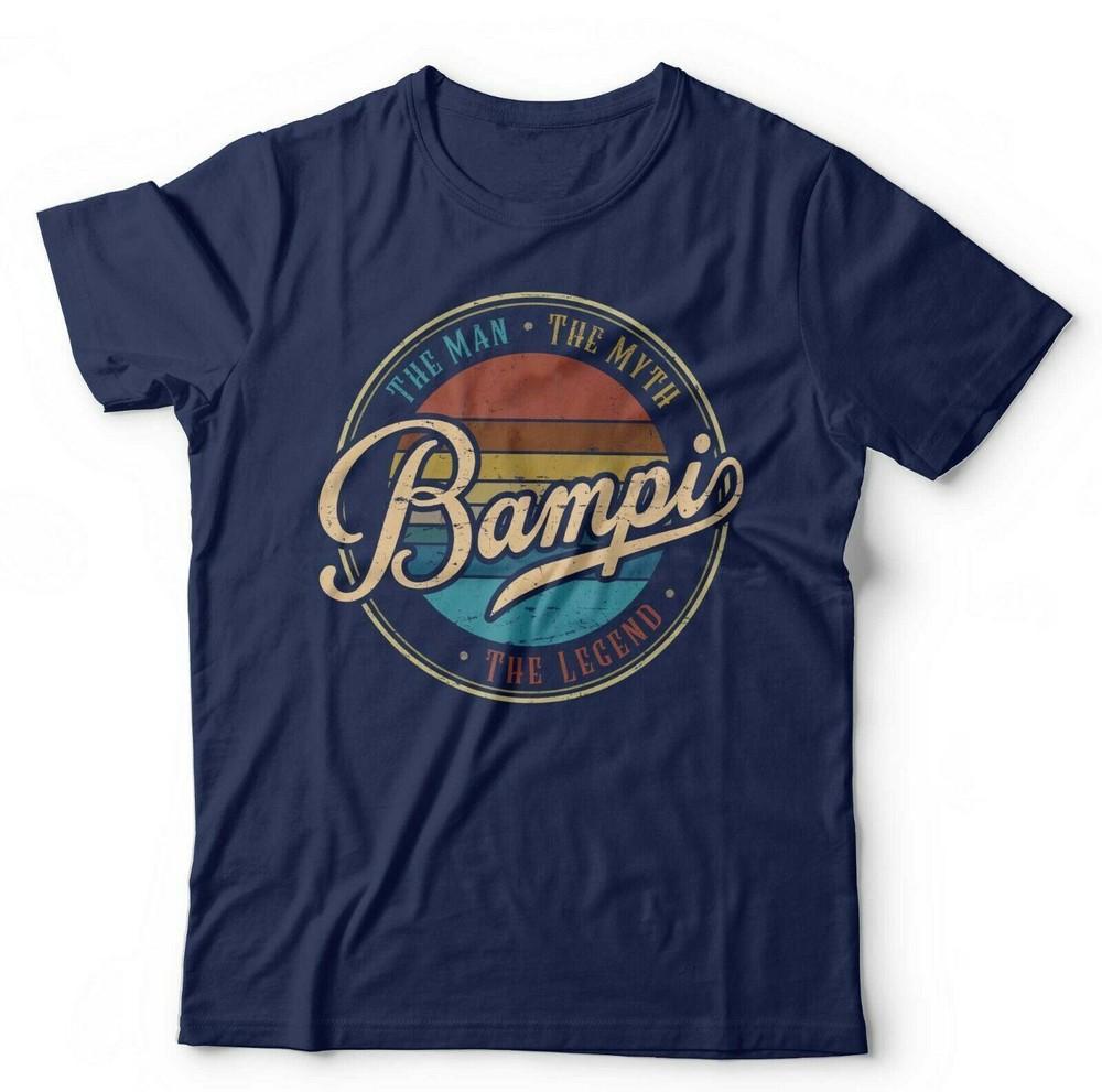 Bampi Tshirt Unisex Myth Legend Grandad Grandfather Fathers Day Welsh Gift S