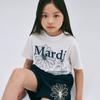 [mardimercredi] KIDS SWEAT SHORTS FLOWER_NAVY CREAM
