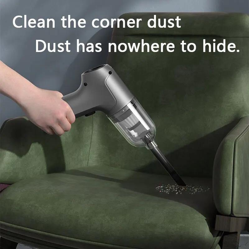 Aspirator fără fir montat pe mașină Funcții integrate de aspirație cu suflare Aspiratoare portabile de uz casnic de mare putere Aspiratoare portabile