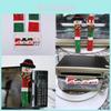 Festive Christmas Microwave Handle Covers Cartoon Snowman Design For Home Decoration