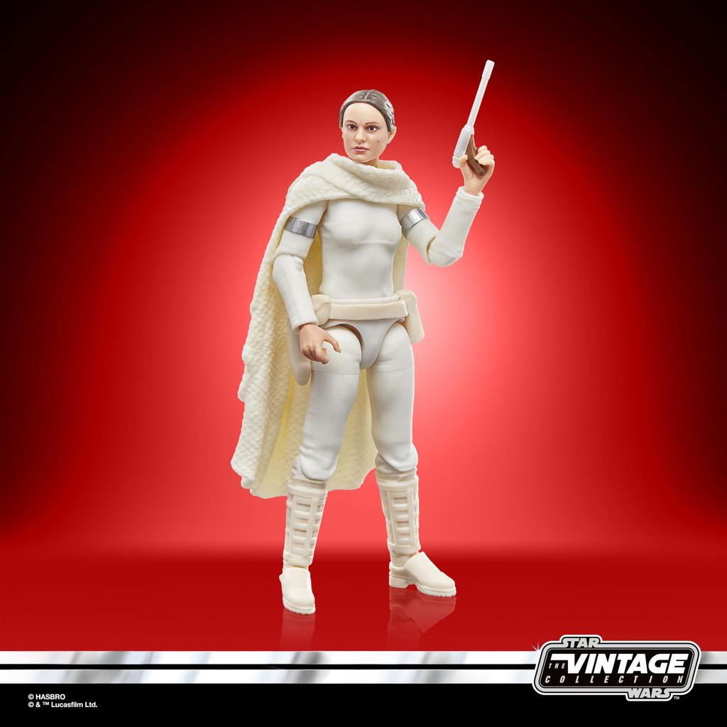 Hasbro Star Wars Coleção Vintage Star Wars Episódio II: Ataque dos Clones Padmé Amidala Figura de Ação Colecionável Premium de 3,75 polegadas G2612