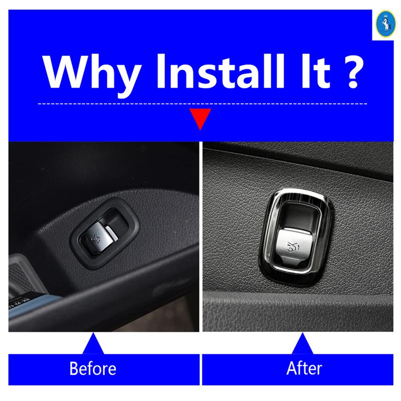 Glänzender Stil/Schwarzer Stil Heckklappen-Steuertasten-Abdeckung Zierleiste Passend für Mercedes-Benz C-Klasse W206 -2025 Autozubehör