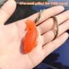 5Pcs Funny Color-Changing Baked Crab Car Pendant Car Decoration Accessories Creative Swing Goose Lobster Keychain Bag Pendant