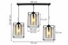 MODERN ELEGANT HANGING LAMP GLASS SHADE