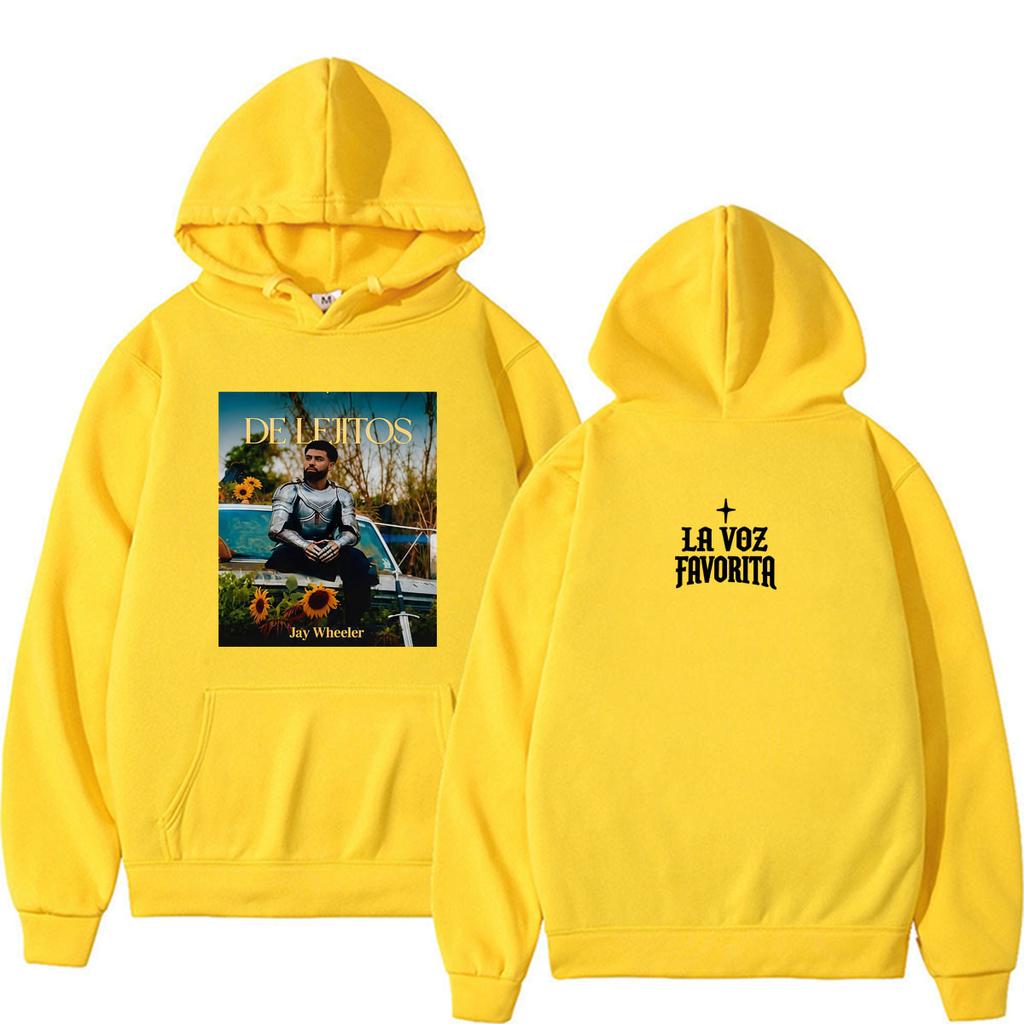 Unisex Woman'sJay Wheeler La Voz Favorita Album World Tour Hoodie Men Women Harajuku Hip Hop Fashion Sweatshirts Casual Cozy Oversized Hoodies