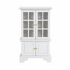 Miniature Furniture Detailed 1:12 Scale Wooden Dollhouse Display Cabinet Decorative for Pretend Play