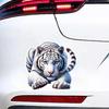 Majestic White Tiger Wildlife Art Car Sticker Waterproof Vinyl Decal On Bumper Rear Window Laptop Self-adhesive Decal Y168
