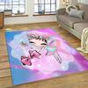Niedlicher Traum Ballett Mädchen Teppich Leicht zu Reinigen Zuhause Flur Balkon Badezimmer Rutschfest Salon Sofa Boden Große Fläche Deko Weicher Teppich