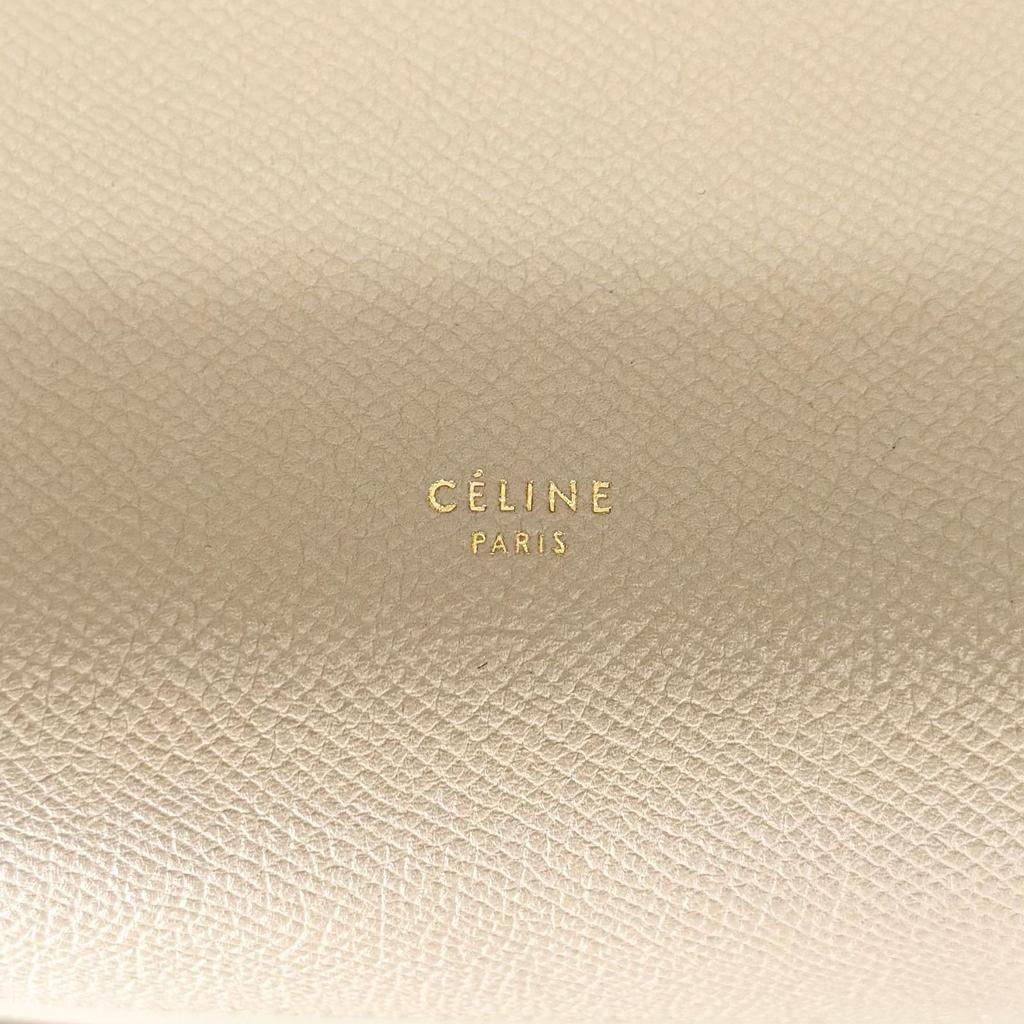 CELINE Small Handbag beige Women Belt bag used