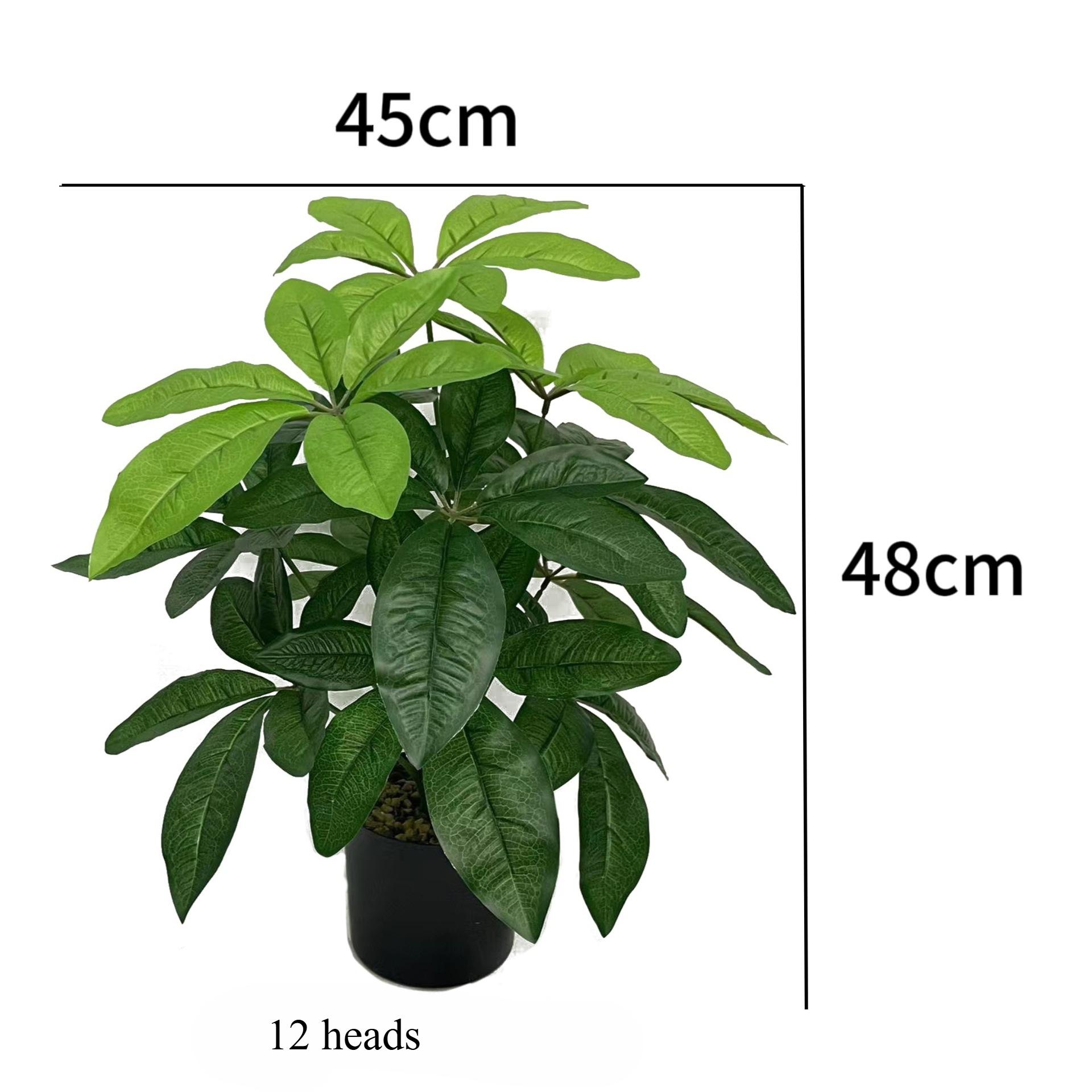 

Искусственное растение пальмовый лист зеленый декор имитация бонсай горшечное растение украшение напольное дом сад офис декор для вечеринки орнамент (C 80см(Вазы нет))