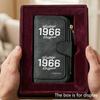 2025 New Arrival Unique Retro 1953 Style Men's Large Capacity Wallet Multi Functional Business Card Slot Cash Pocket Ideal For Formal Occasions