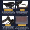 Solar Fake Bullet Security Camera Dummy Surveillance System, Red LED Lights Anti-Theft,Indoor Outdoor Deterrent Home Office