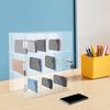 Clear Cell Phone Locker Box, Cell Phones Storage Cabinet, Cell Phone Storage Box Acrylic and Stainless Steel Store Keys, Wallets