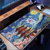 Mouse Pad Pokemon Gengar Sakura Pagoda Anime Gaming Accessories Keyboard Desk Mat Gabinete Gamer Rug Carpet Mousepad Mouse Mats