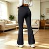 Vielseitige Damen-Freizeithose mit elastischem Bund und Farbe für den Alltag