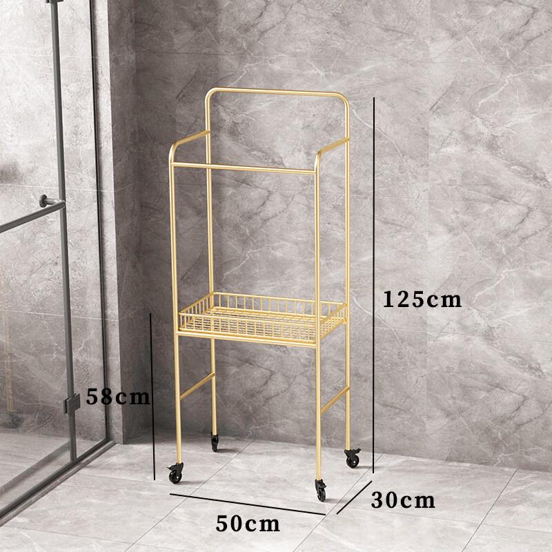 TLXT Movable Floor Bathtub Storage Rack