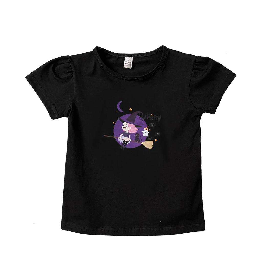 2025 New Cartoon Print Short Sleeve Children's Birthday T-Shirt, 20 Styles
