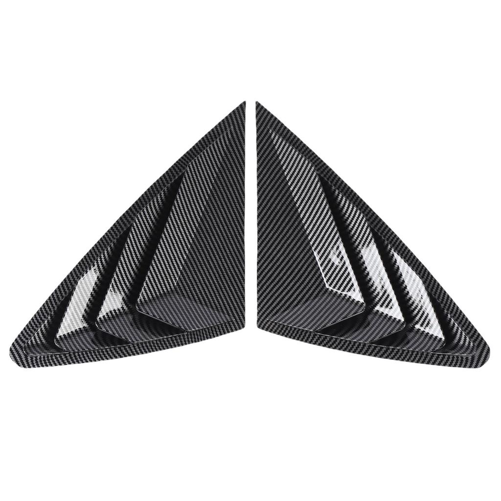 Pair of Rear Side Window Louver Air Vent Left Right Rear Window Shutter Cover Trim Replacement for GLC Coupe C254