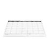 Peel and Stick Calendar PET Material Fridge Calendar Whiteboard Calendar  Refrigerator Surface