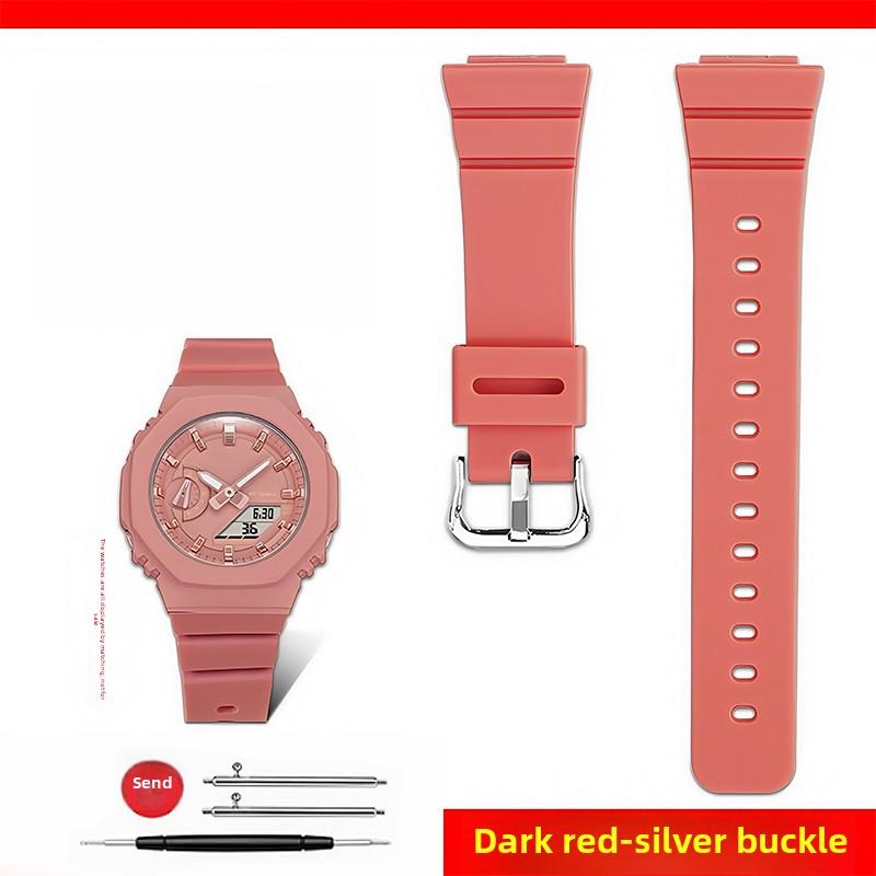 

GMA-S2100 Resin Watch Strap For Casio G-shock 5611 GMA-S2100 Series Quick Release Watch Band Women s Waterproof Sports Bracelet For GMA-S2100 series