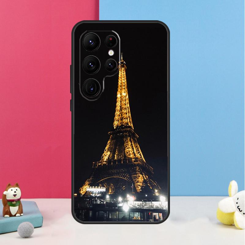 Paris Eiffel Tower Case For Samsung Galaxy S25 S24 S20 S21 S22 S23 Ultra S9 S10 Plus S23 FE Back Cover Shell