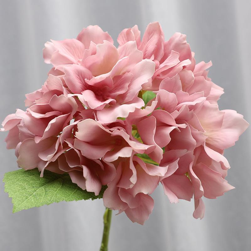 Hydrangea Flower Simulation Bouquet Wedding Home Living Room Decoration Fake Flower Decoration