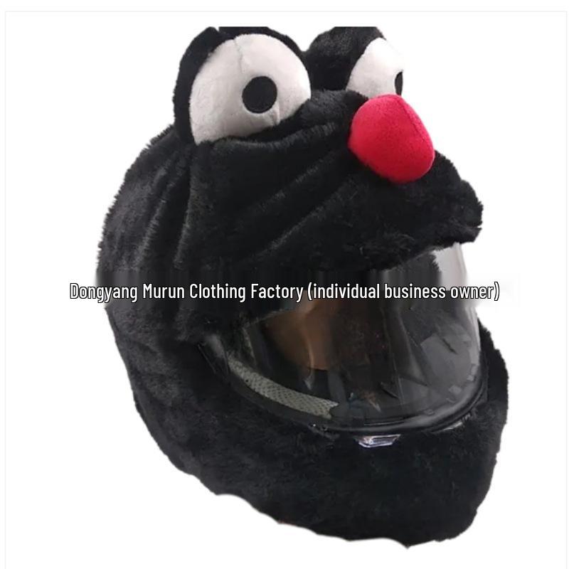 Motorcycle Helmet Decoration: Cartoon Rabbit, Toothless, Pumpkin Head Covers
