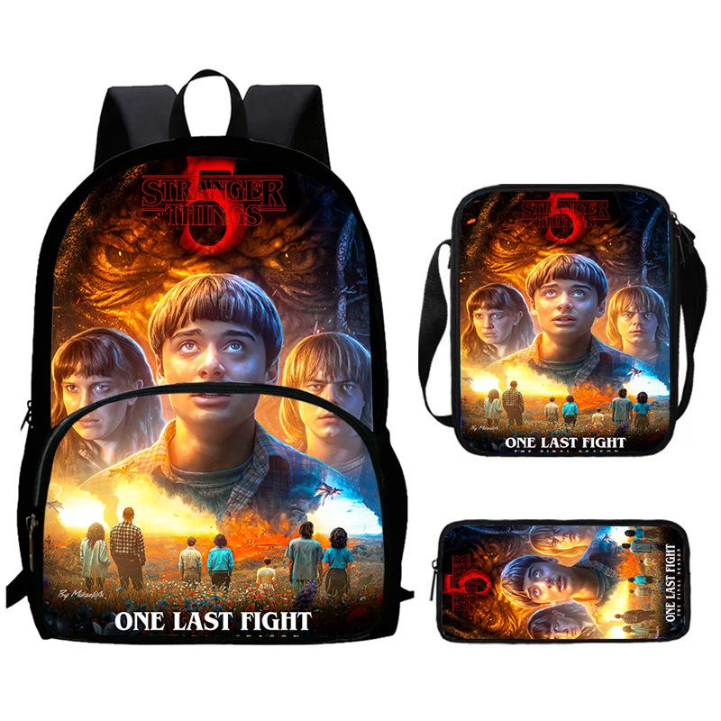 Monster Story Schoolbag High Definition Multi-Function Oxford Lightweight Backpack