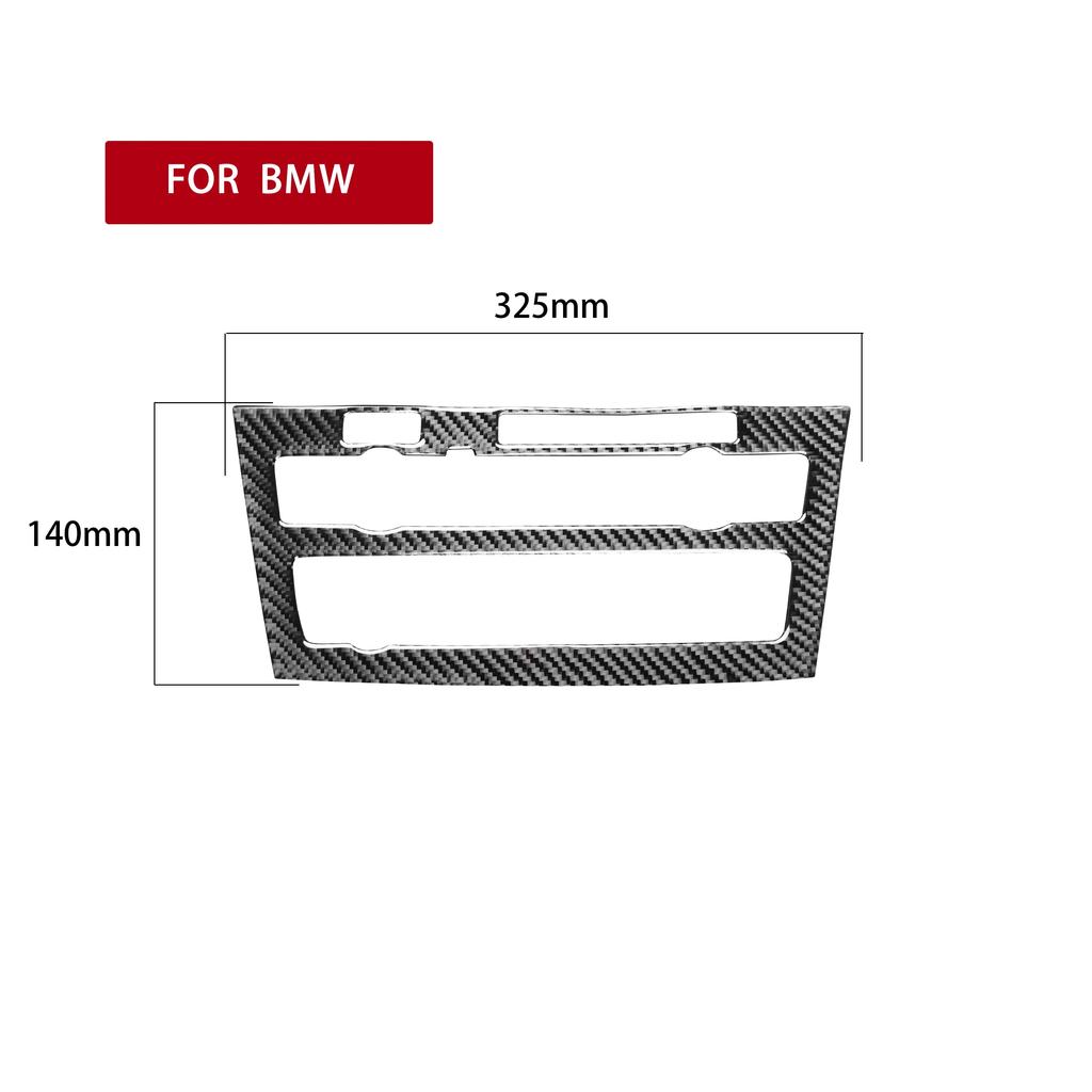 Αυτοκόλλητο με αυτοκόλλητο κάλυμμα πλαισίου από ανθρακονήματα εσωτερικού ελέγχου του πίνακα ελέγχου CD για BMW F25 X3 2011-2017 F26 X4 2014-2017