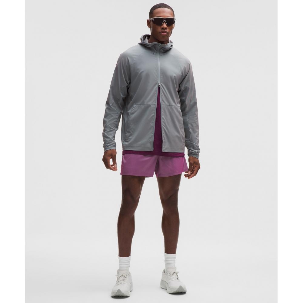 Lululemon Pace Breaker Linerless Short 5   Iridescent Fountain Jewelled Magenta